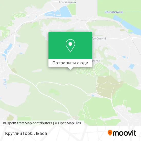 Карта Круглий Горб