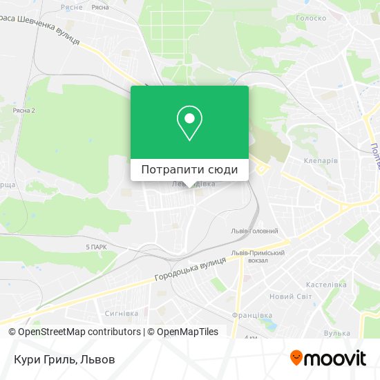Карта Кури Гриль