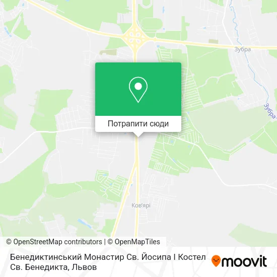 Карта Бенедиктинський Монастир Св. Йосипа І Костел Св. Бенедикта