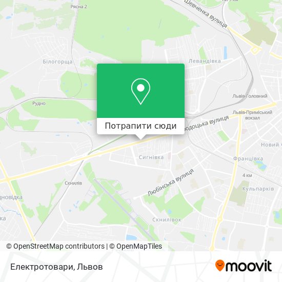 Карта Електротовари
