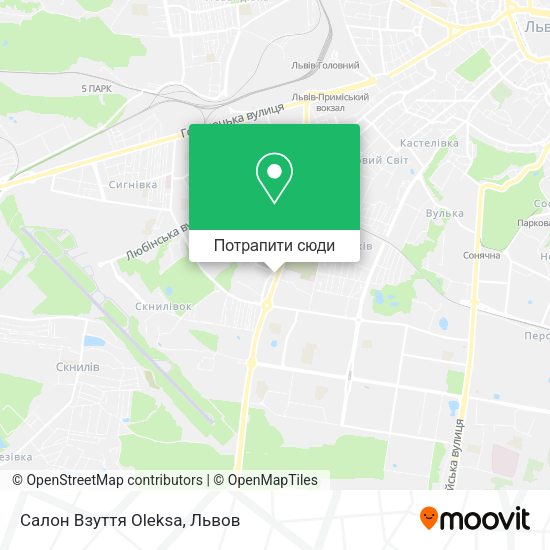 Карта Салон Взуття Oleksa