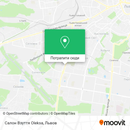 Карта Салон Взуття Oleksa