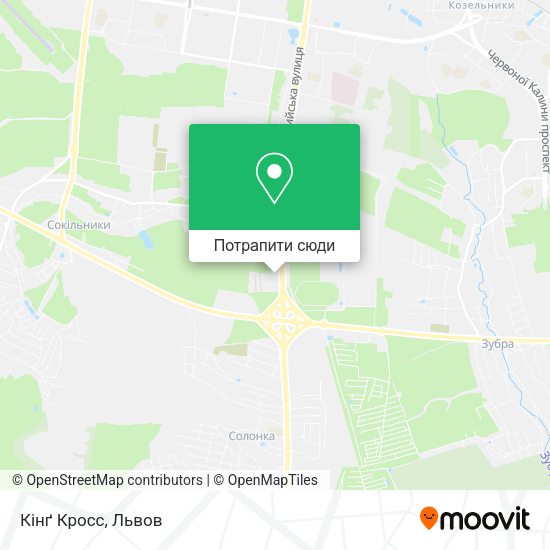 Карта Кінґ Кросс