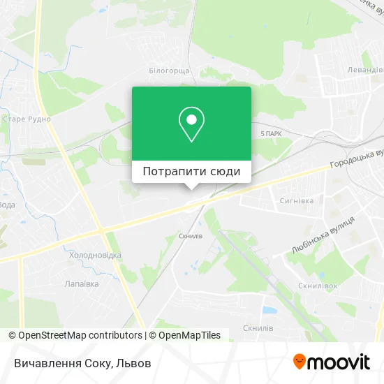 Карта Вичавлення Соку