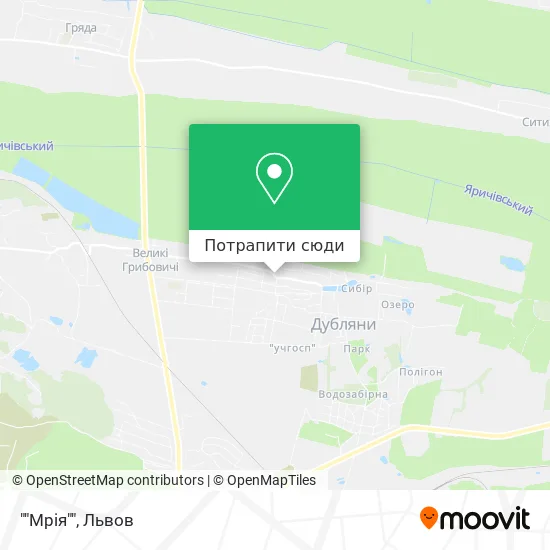 Карта ""Мрія""
