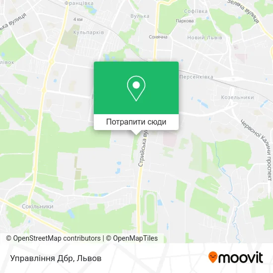 Карта Управління Дбр