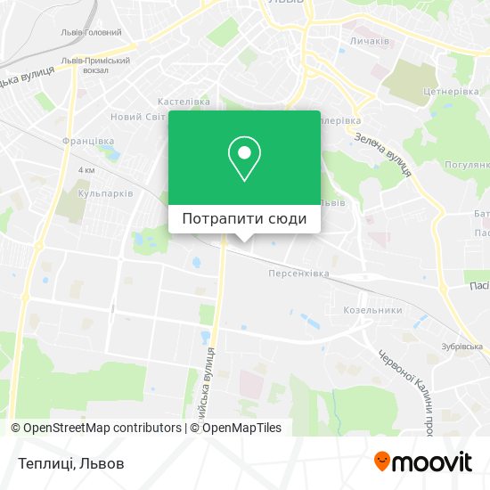 Карта Теплиці