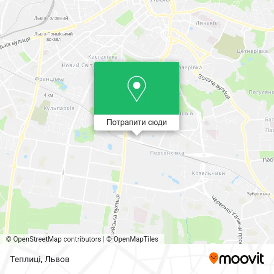 Карта Теплиці