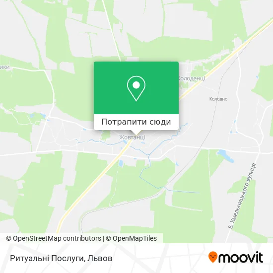 Карта Ритуальні Послуги