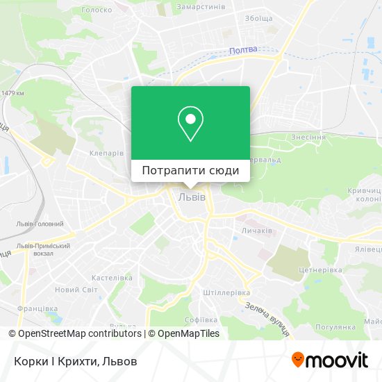 Карта Корки І Крихти