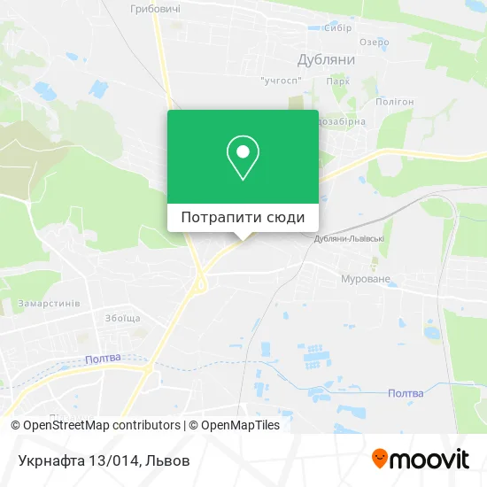 Карта Укрнафта 13/014