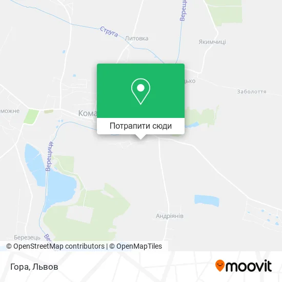 Карта Гора