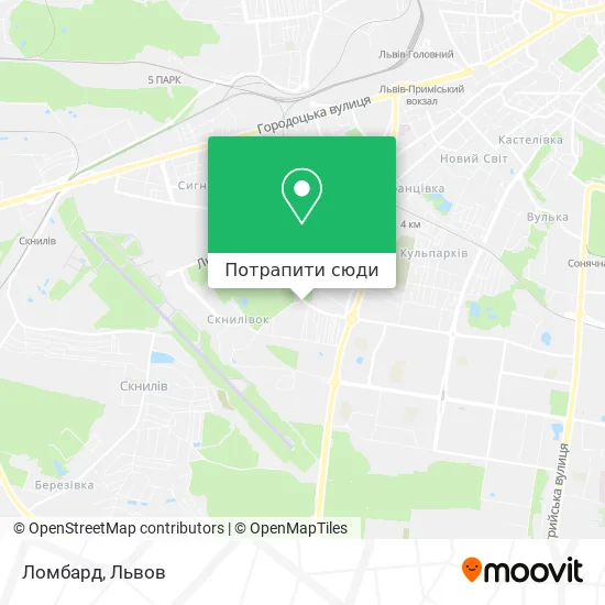 Карта Ломбард