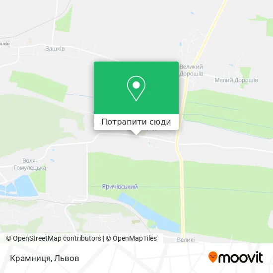 Карта Крамниця