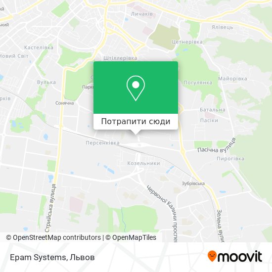 Карта Epam Systems