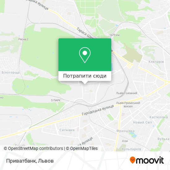 Карта Приватбанк