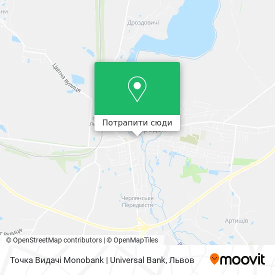 Карта Точка Видачі Monobank | Universal Bank