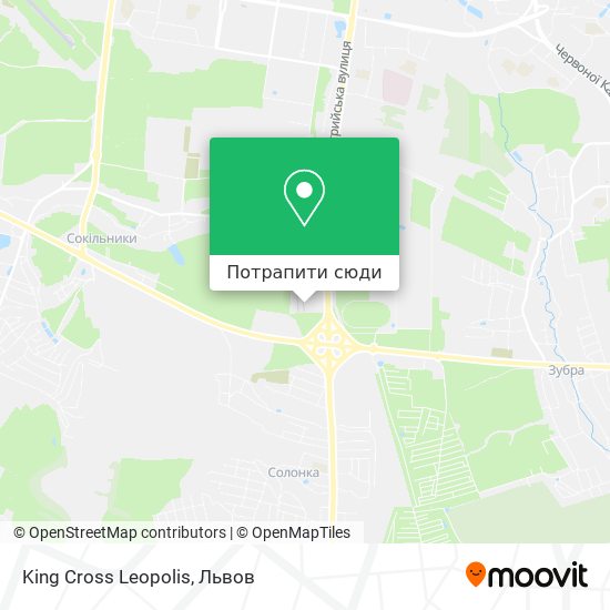 Карта King Cross Leopolis