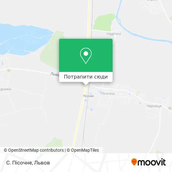 Карта С. Пісочне