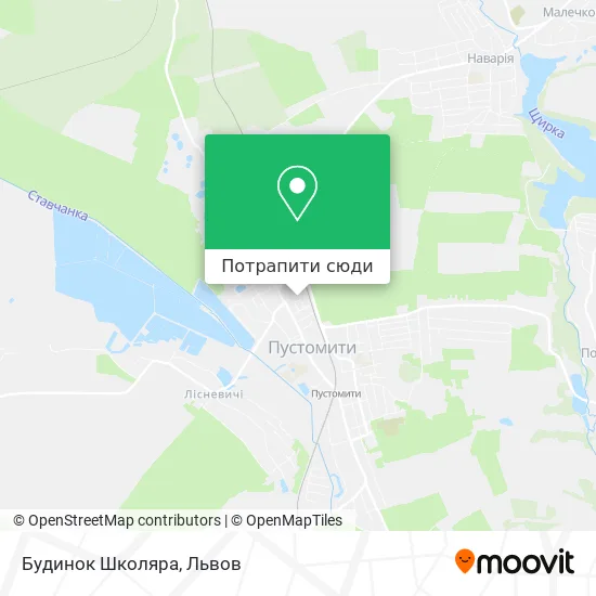 Карта Будинок Школяра
