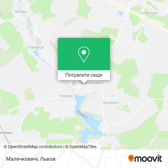 Карта Малечковичі