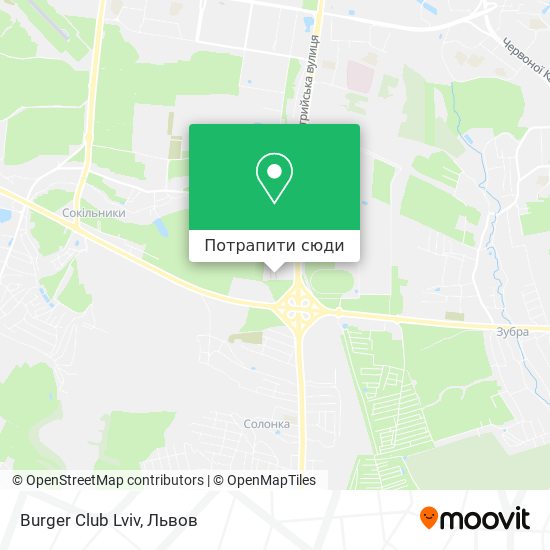 Карта Burger Club Lviv