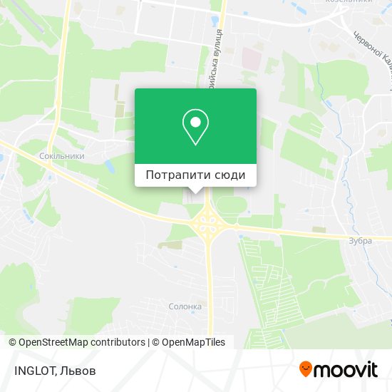 Карта INGLOT
