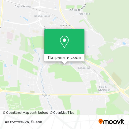 Карта Автостоянка