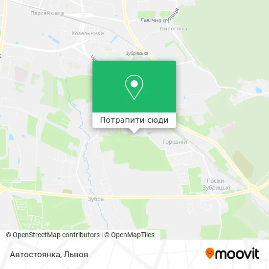 Карта Автостоянка