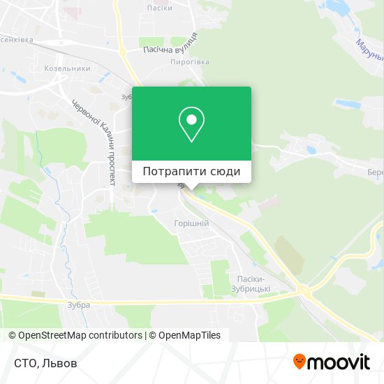 Карта СТО