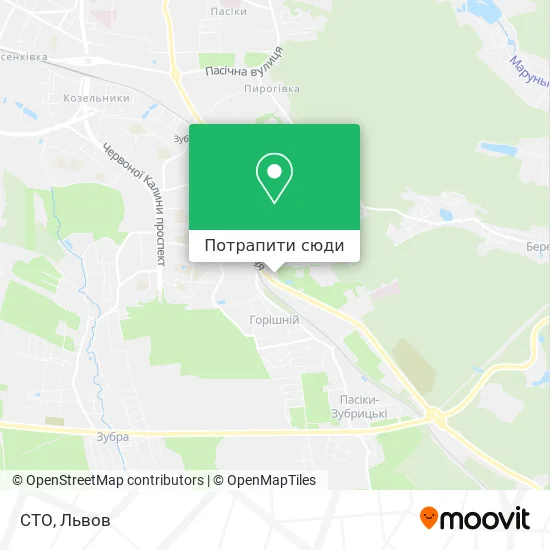 Карта СТО