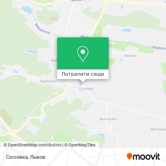 Карта Соснівка