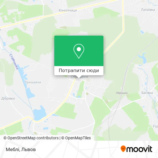 Карта Меблі