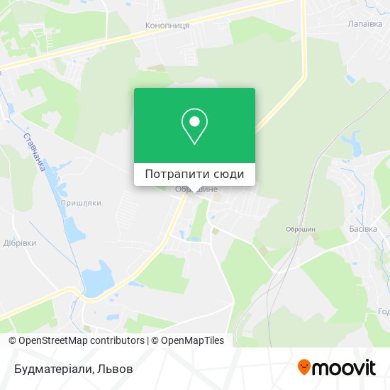 Карта Будматеріали
