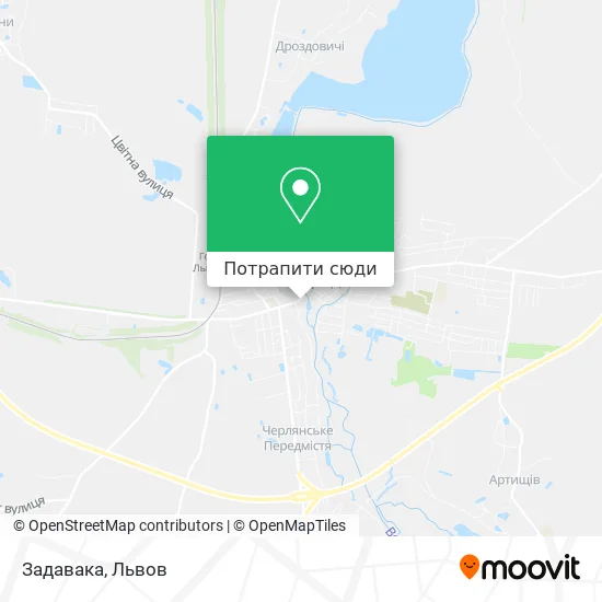 Карта Задавака