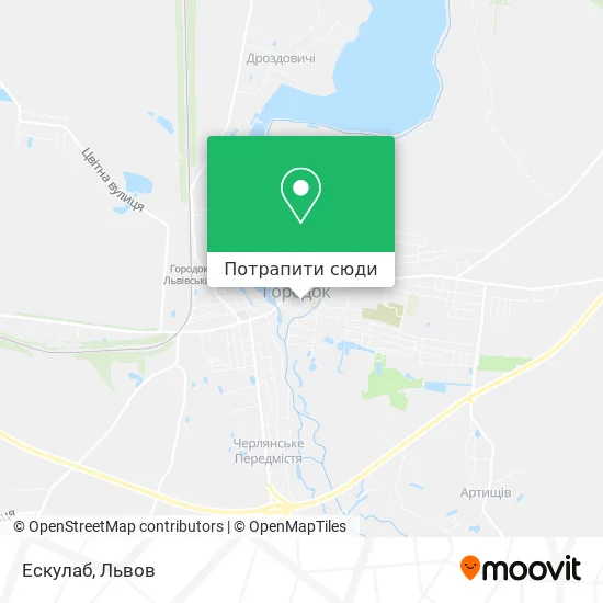 Карта Ескулаб