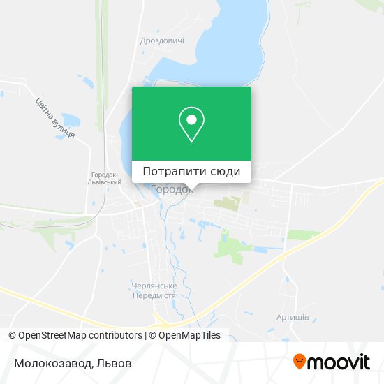 Карта Молокозавод