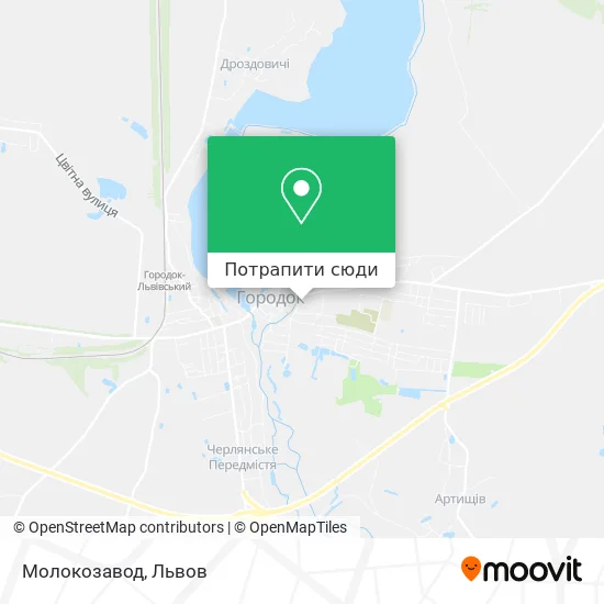 Карта Молокозавод
