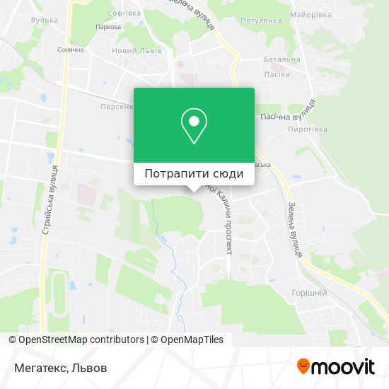 Карта Мегатекс