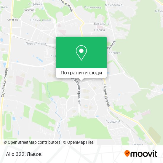 Карта Allo 322