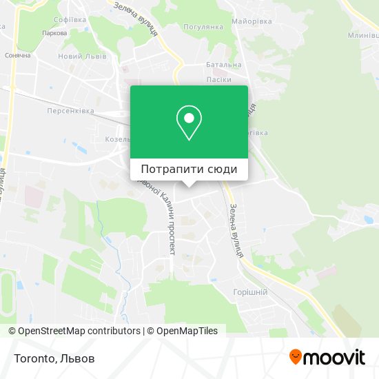 Карта Toronto