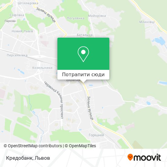 Карта Кредобанк