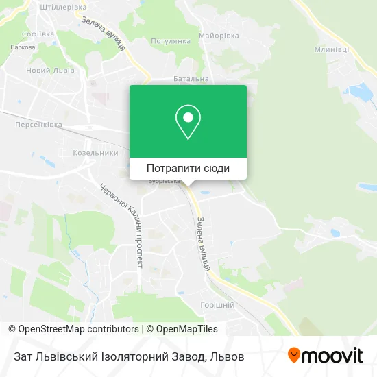 Карта Зат Львівський Ізоляторний Завод