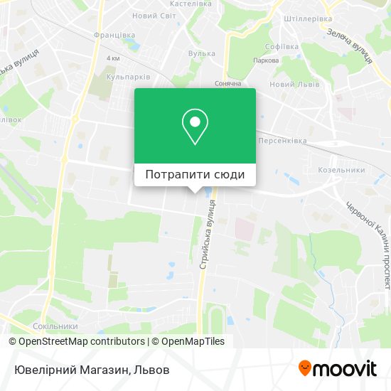 Карта Ювелірний Магазин