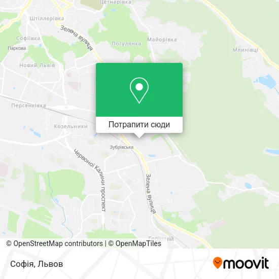 Карта Софія