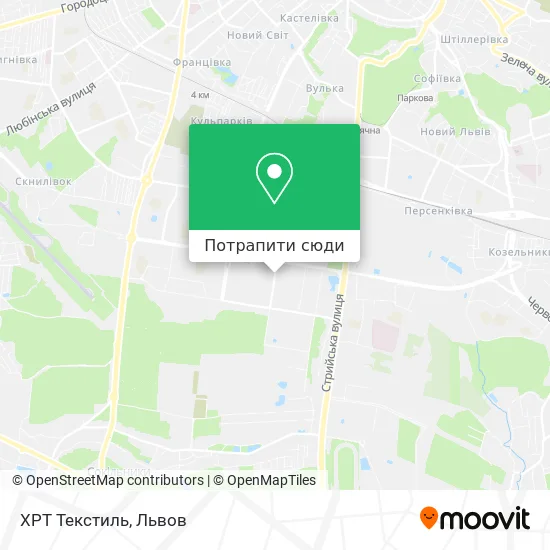 Карта ХРТ Текстиль
