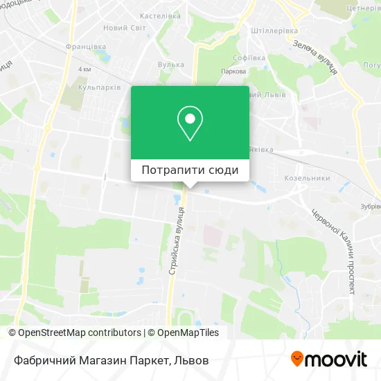 Карта Фабричний Магазин Паркет