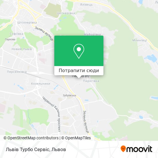 Карта Львів Турбо Сервіс