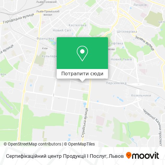 Карта Сертифікаційний центр Продукції І Послуг
