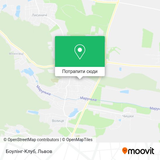 Карта Боулінг-Клуб